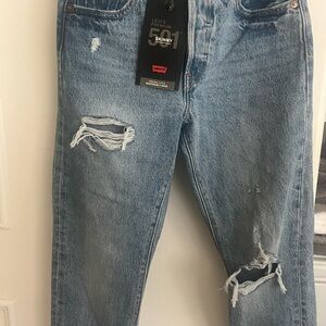 Levi 501 high waist skinny jeans size 23 x 28